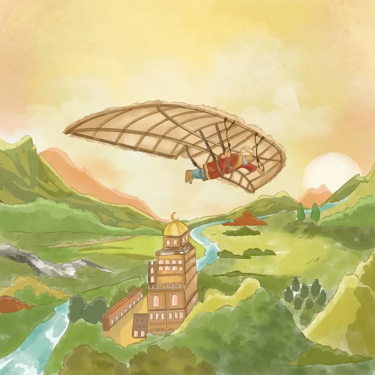 'Abbâs Ibn Firnâs — album audio Inventeurs pour enfants, conteuse Alif